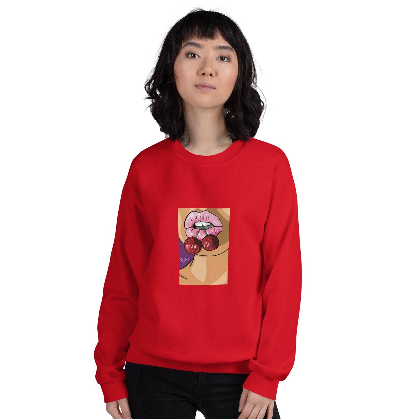 Unisex Sweatshirt Kiss Me